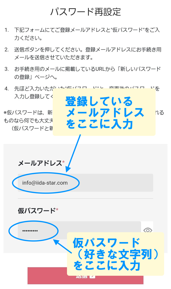パスワード入力の様子SF